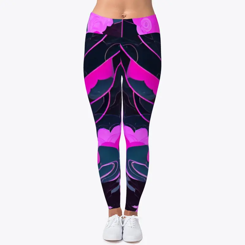 Pink Pattern Leggings