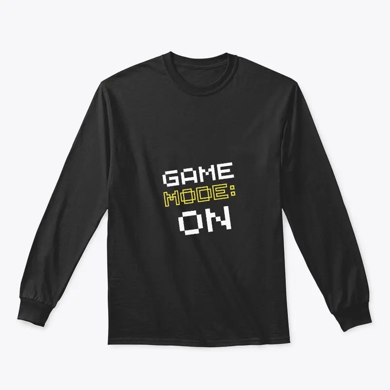 Game Mode On" apparel collection