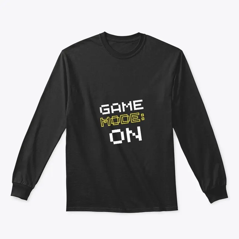 Game Mode On" apparel collection